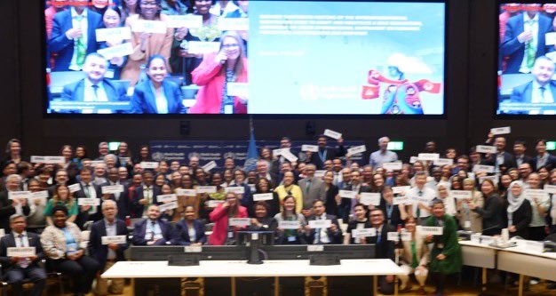 Steven Alan Solomon (@solomonasteven) on Twitter photo The 2024 #Nobelprize in economics celebrated research demonstrating that:
Rule of law + Inclusive institutions = More prosperity for all
Yesterday's agreement in principle on the draft <a href="/WHO/">World Health Organization (WHO)</a> Pandemic Agreement is a global case-in-point to that principle:
International law + The 2024 #Nobelprize in economics celebrated research demonstrating that:
Rule of law + Inclusive institutions = More prosperity for all
Yesterday's agreement in principle on the draft <a href="/WHO/">World Health Organization (WHO)</a> Pandemic Agreement is a global case-in-point to that principle:
International law +