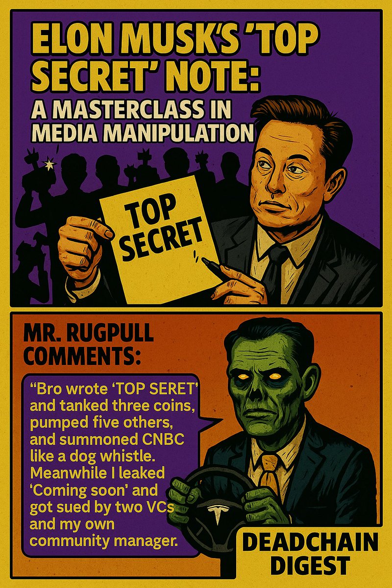 Andrew_Redeye's tweet photo. 🔥 @elonmusk  “Top Secret” Note: A Masterclass in Media Manipulation 🔥

In a move that only Elon Musk could pull off, the tech mogul decided to have a little fun at a recent cabinet meeting. Knowing full well that the media... https://t.co/a1ReRxGyte