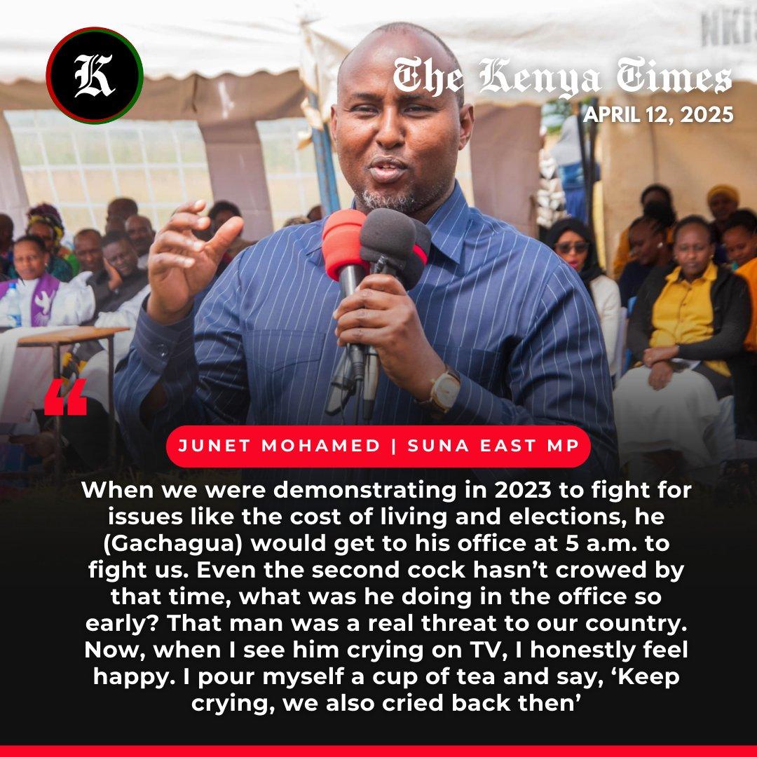 manziwanairobi1's tweet photo. Junet is such a girly pop 😭 i love people who call others out on their BS cos Gachagua is always crying every sunday, tumechoka!  #BroadBasedStrong Sifuna Ps Bashir Excells #FootballFix #UFC314 Kairo Echoes crystal palace https://t.co/uyFHdQmqp5