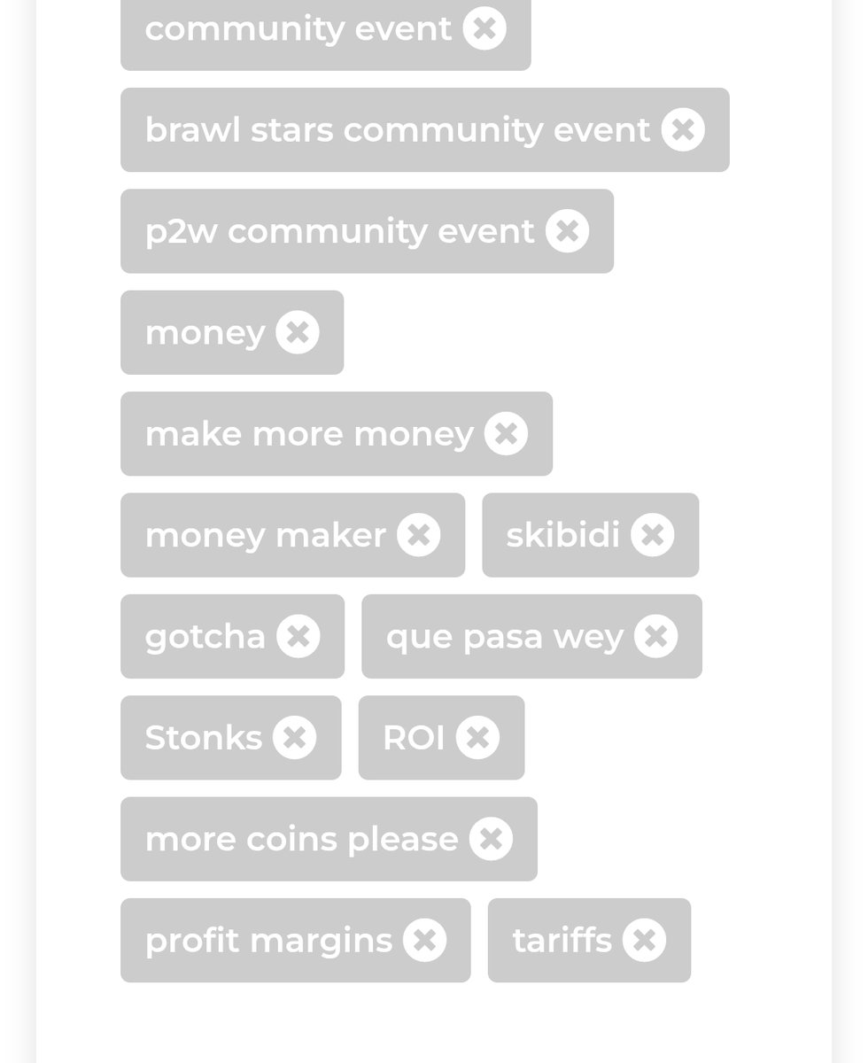 UnbanableD's tweet photo. @BrawlStars Tariffs in BS 😭? https://t.co/SjbavQQNWc
