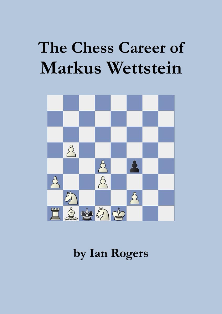 Yesterday's launch of The Chess Career of Markus Wettstein coincided with Wettstein's 80th birthday party. The problem composer and player emigrated to Sydney from Zürich with his wife (and Swiss Olympian) Carla - 3 times! The cover is a mate in 4, the first with the Belén theme.