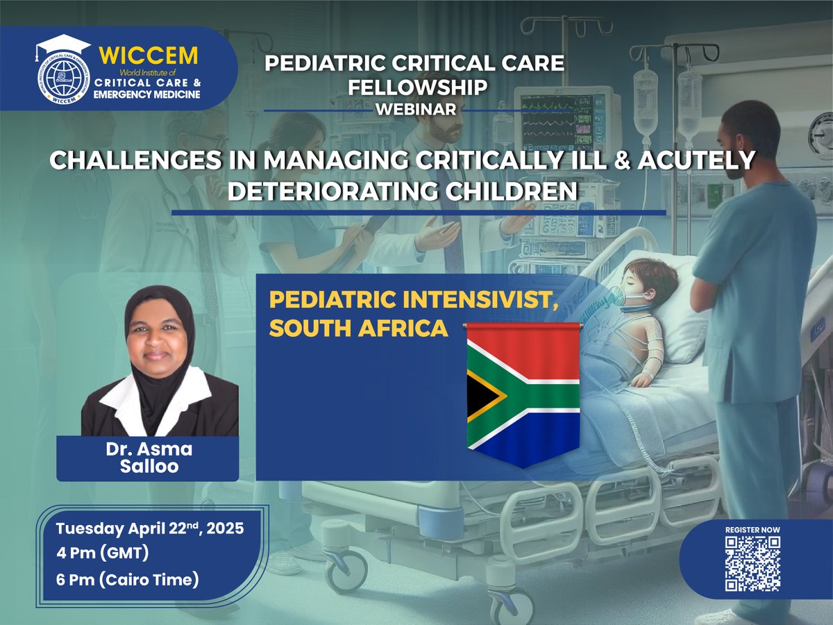 wiccem_Official's tweet image. Delighted to have 𝐃𝐫. 𝐀𝐬𝐦𝐚 𝐒𝐚𝐥𝐥𝐨𝐨 as one of our 𝑴𝒂𝒏𝒂𝒈𝒊𝒏𝒈 𝑪𝒓𝒊𝒕𝒊𝒄𝒂𝒍𝒍𝒚 𝑰𝒍𝒍 𝒂𝒏𝒅 𝑨𝒄𝒖𝒕𝒆𝒍𝒚 𝑫𝒆𝒕𝒆𝒓𝒊𝒐𝒓𝒂𝒕𝒊𝒏𝒈 𝑪𝒉𝒊𝒍𝒅𝒓𝒆𝒏&quot; webinar moderators!

🔗𝐑𝐞𝐠𝐢𝐬𝐭𝐞𝐫 𝐧𝐨𝐰: bit.ly/4ieJJSO

#ModeratorSpotlight #Pediatrics
