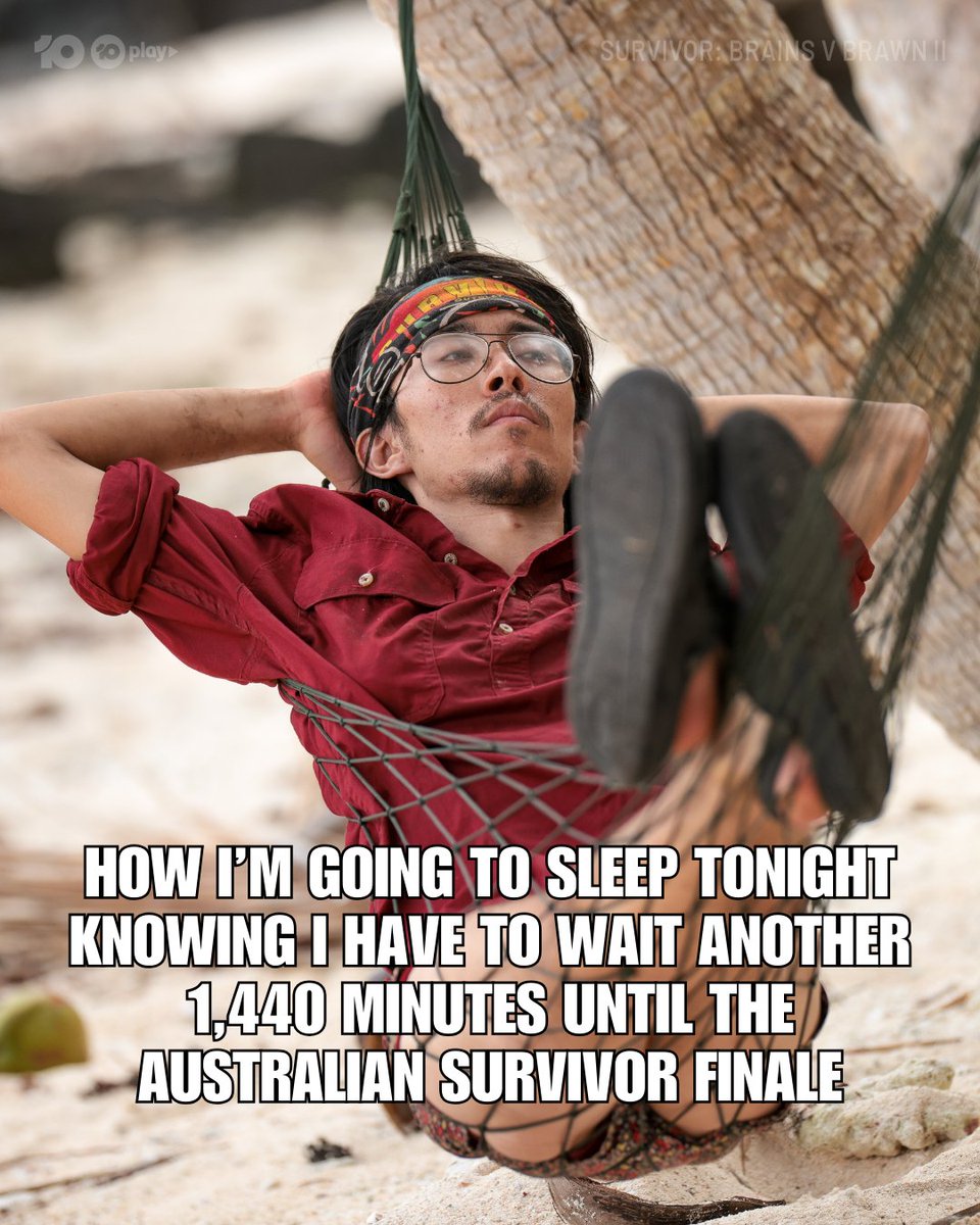 Survivor_AU's tweet image. In 24 hours we will have crowned the winner of Australian Survivor! For now, here's some memes to tide you over 🤪
#SurvivorAU | Stream Now on 10 Play