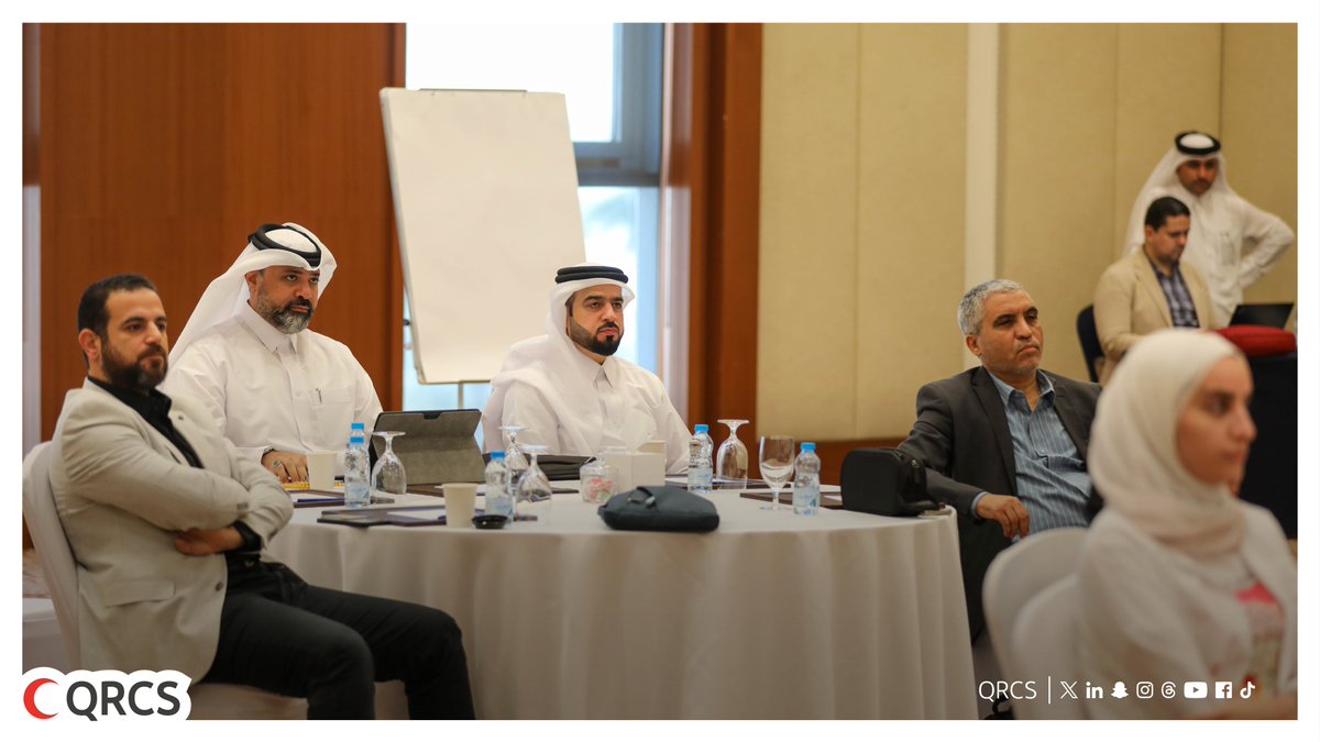 QRCS's tweet photo. @QRCS Sec-Gen @Faisal_AlEmadi  opens 5-day Monitoring, Evaluation, Accountability &amp; Learning workshop, held in cooperation with @IFRC_MENA  regional office https://t.co/SQcFzK87dz