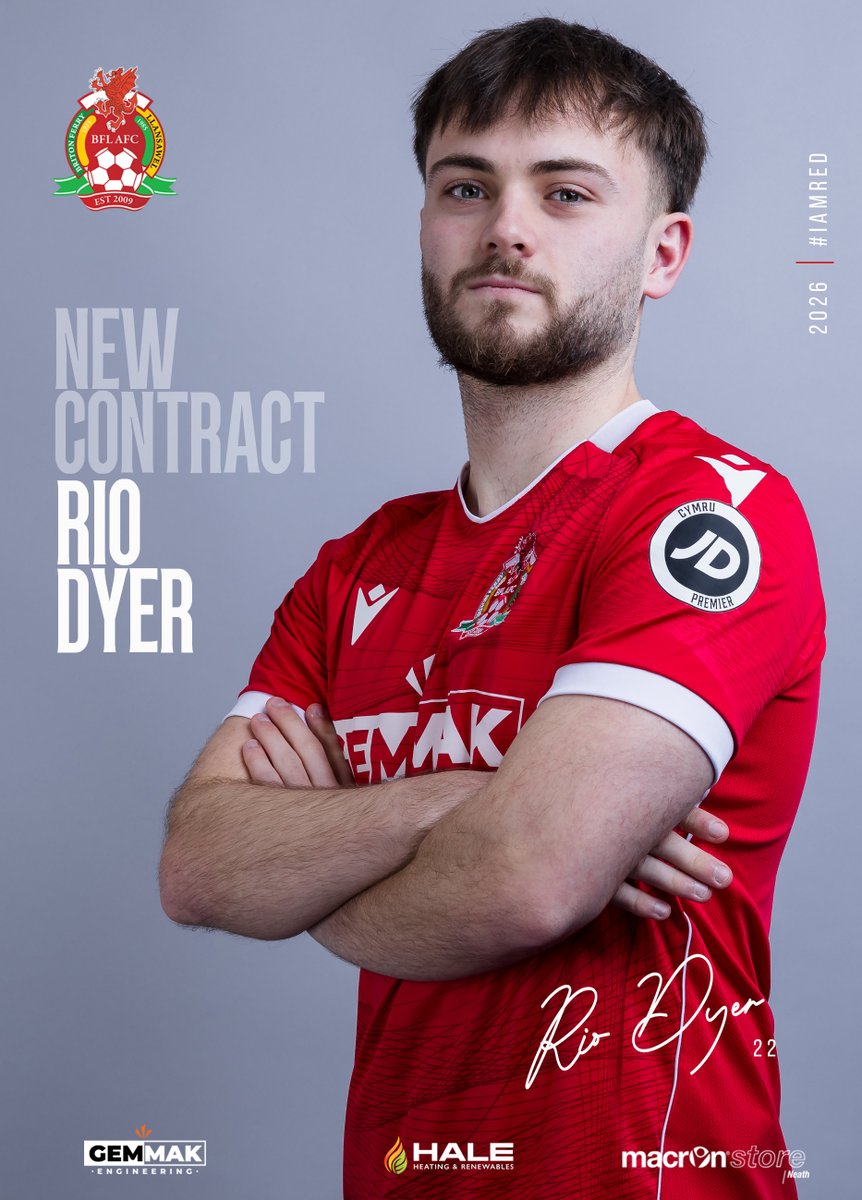 bflafc's tweet photo. DYER SIGNS!
We are delighted to announce that Rio Dyer has committed his future to @bflafc - signing a contract extension to June 2026.
#RioDyer #IAmRed https://t.co/CxAo7od9a3