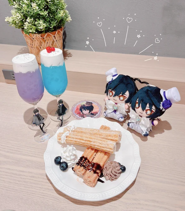 コリカフェとグラッテの記録 双子のコラボお当番ありがと〜〜〜ッッ