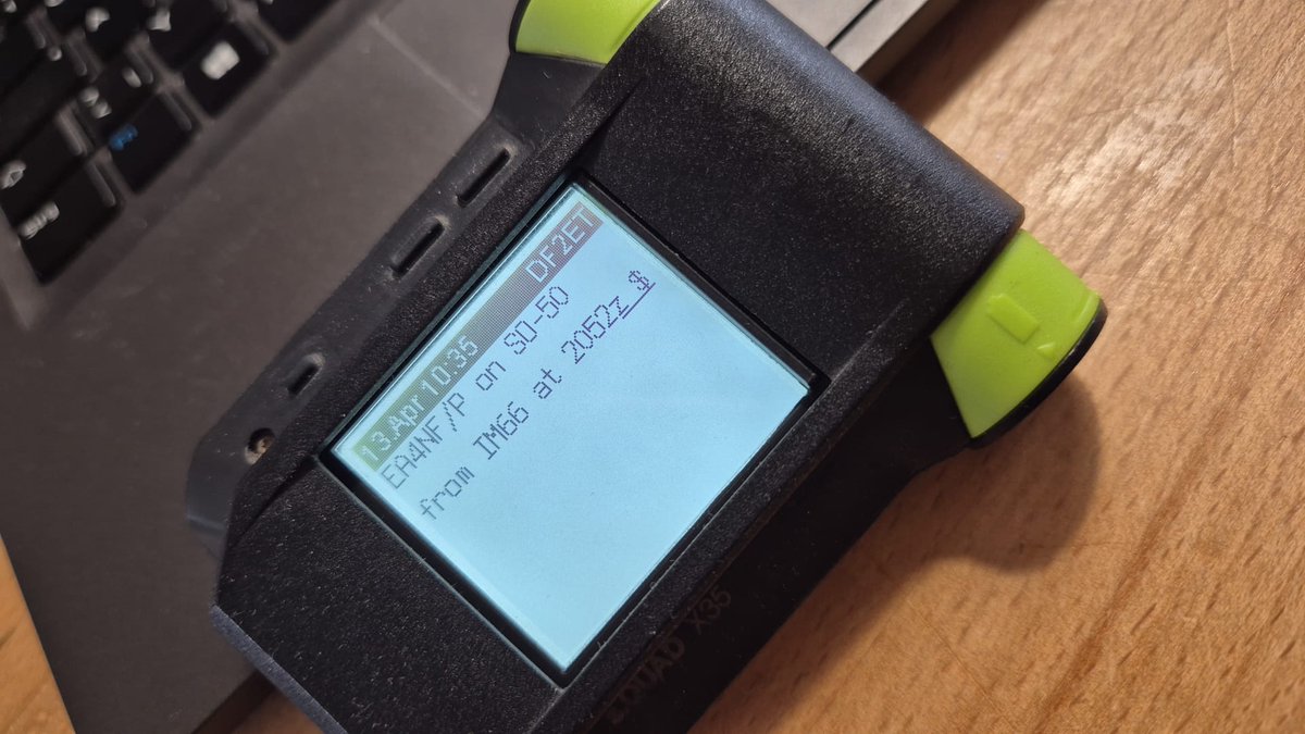 flo_0_'s tweet photo. Getting https://t.co/otAeZftqYz posts/alarms on my #DAPNET pager. π°οΈ. Think I need to implement a 2nd alert with some lead time prior to AOS to be able to reach the local SAT summit π
π
#amsat #hamradio #dapnet https://t.co/penZHaWdq3