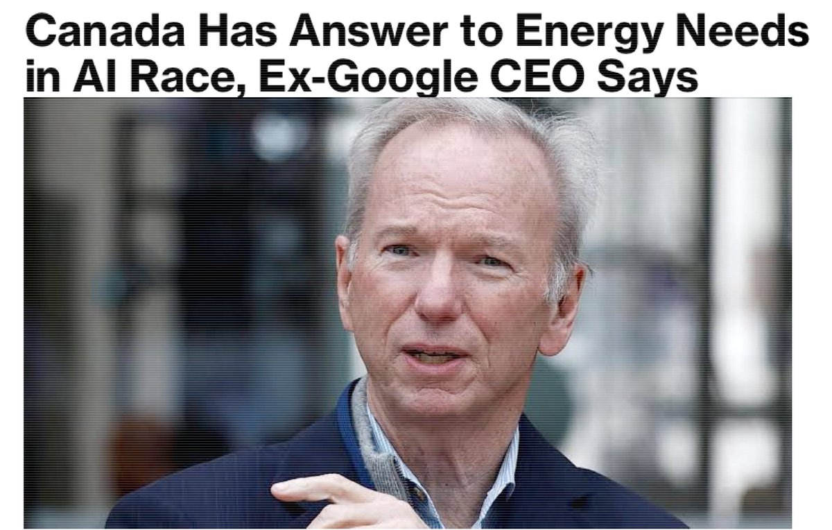 aeberman12's tweet photo. Chasing AI dominance risks sabotage, says @ericschmidt
US can’t power it—90 nukes won’t happen.
Best option? Canadian hydro.
Politics says no.
https://t.co/TULlqqa8xx
#ArtificialIntelligence #AIResearch #MachineLearning
#AIEnergyConsumption #DataCenterEnergy #SustainableAI #GreenDataCenters