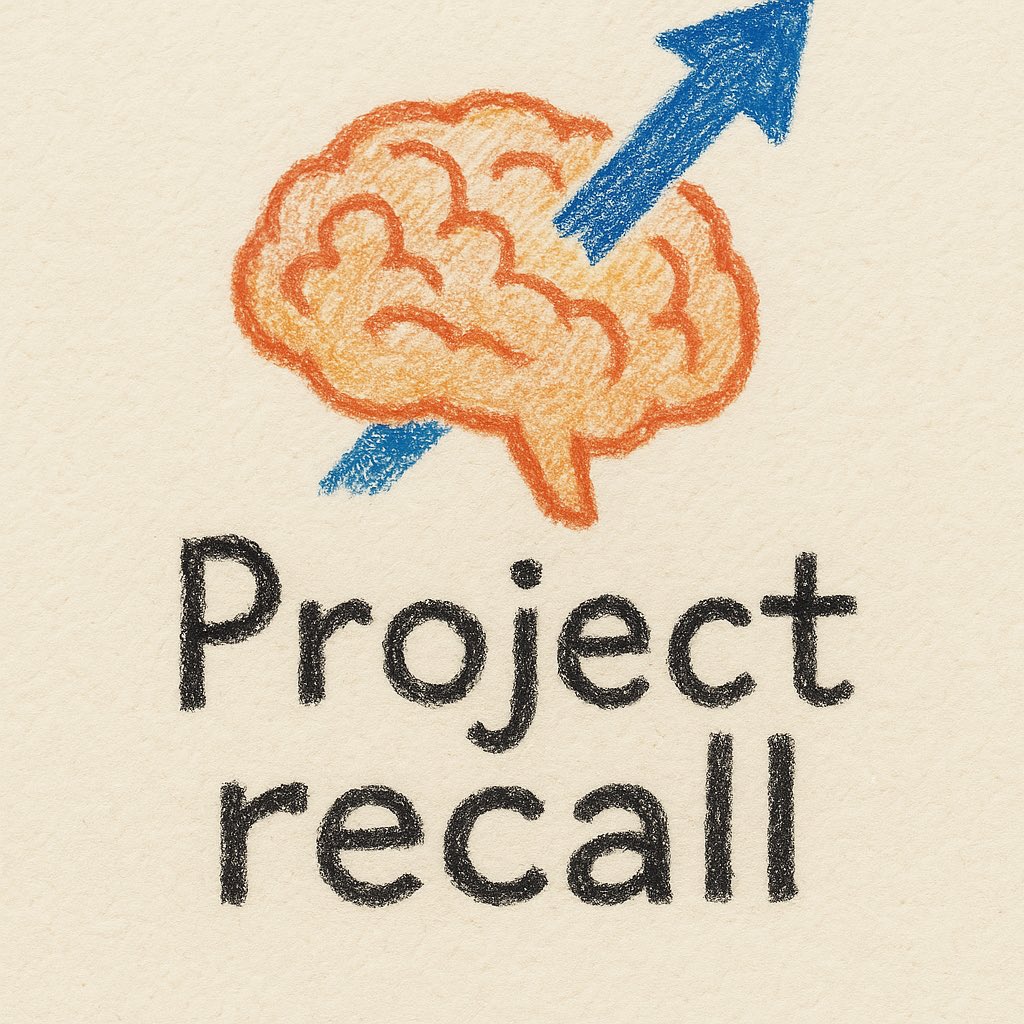 OzDima95255's tweet image. Here’s a more concise version for Twitter:
&quot;Introducing Recall — a project exploring the depths of memory, rediscovery, and the power of remembering. Join us on this journey through time and thoughts. #RecallProject #Memory #Innovation&quot;
This should fit well within the character