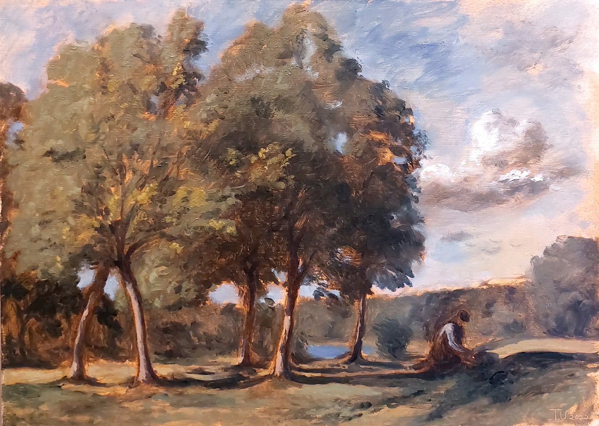Topiaspainter's tweet photo. I really like this group of trees https://t.co/MKIxx0zrro