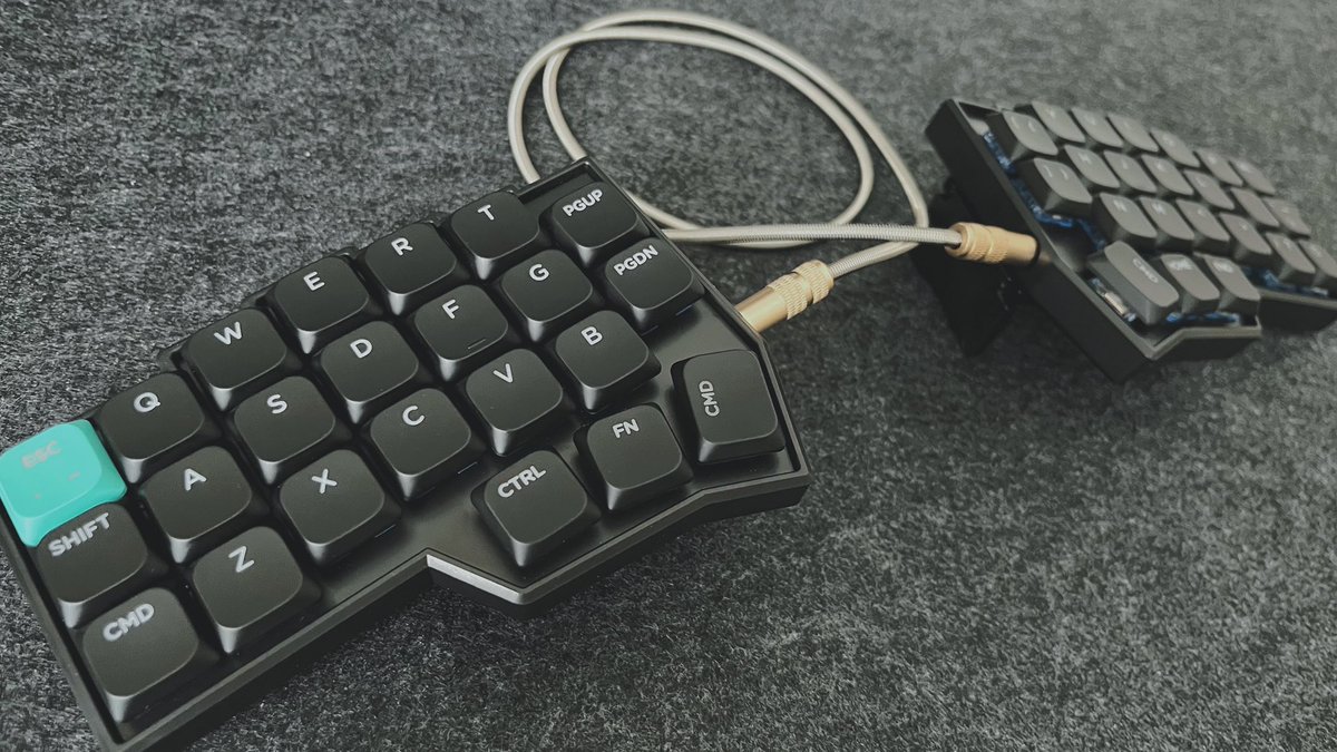 Corne V4 Kailh Deepsea Silent Corne V4 完成品（Kailh Deep Sea