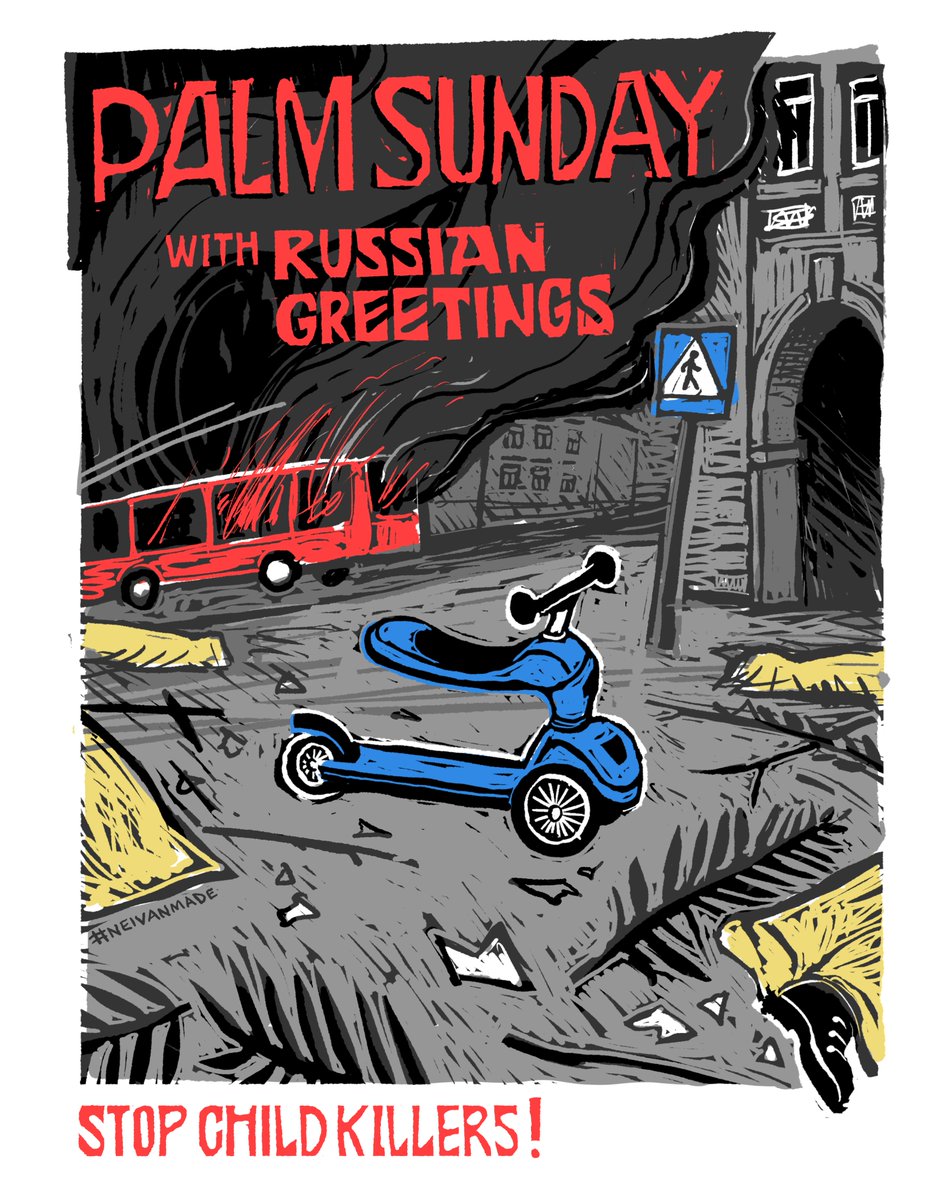 neivanmade's tweet image. It's a Russian tradition to commit massacres on religious holidays. This time, on Palm Sunday, 21 people were killed in Sumy.
#neivanmade
@JPLindsley