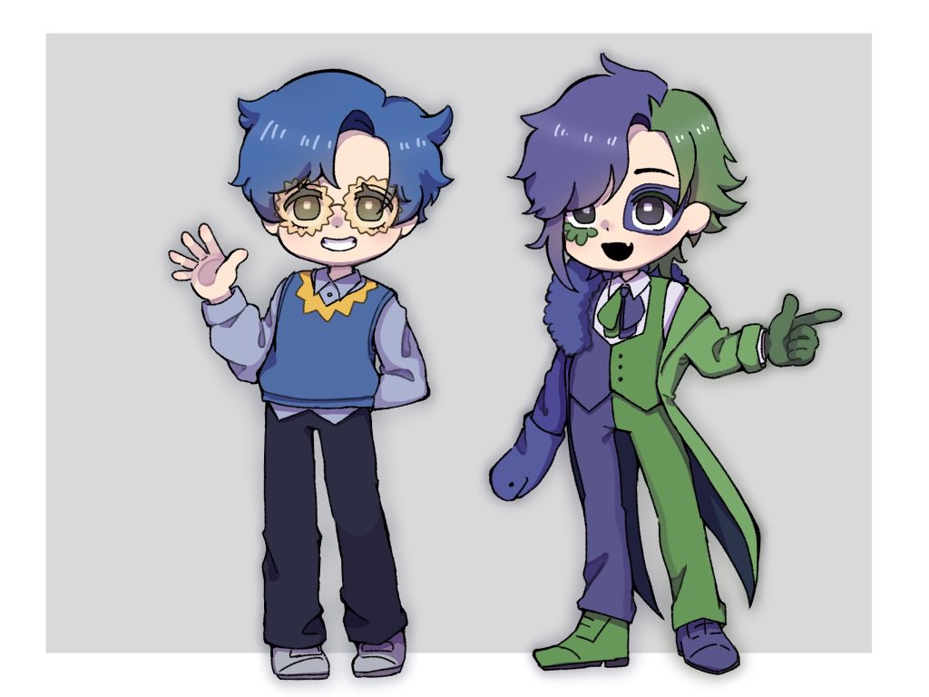 わあぁぁぁんッ❣️❣️❣️2人ともめちゃくちゃにかわE 〜〜く描いて