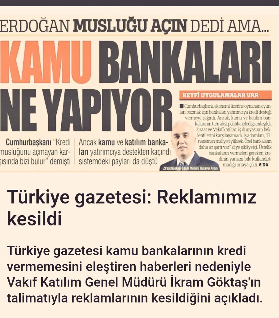 gelecekgnclktdr's tweet photo. @yucelkoc @VakifBank @turkiyegazetesi Kötü huy çabuk bulaşırmış gerçekten Yücel Bey ⚠️
@VakifKatilim eski genel müdürü
İkram Göktaş başlatmıştı bu dengesizliği ve keyfîliği...
Babalarının at çiftliği ya devlet kurumları, eğlensinler biraz... ❗️😤 https://t.co/PyWZ777zGZ