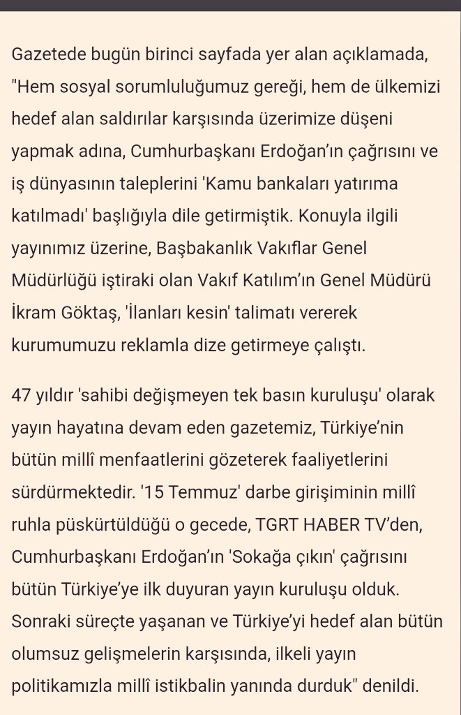gelecekgnclktdr's tweet photo. @yucelkoc @VakifBank @turkiyegazetesi Kötü huy çabuk bulaşırmış gerçekten Yücel Bey ⚠️
@VakifKatilim eski genel müdürü
İkram Göktaş başlatmıştı bu dengesizliği ve keyfîliği...
Babalarının at çiftliği ya devlet kurumları, eğlensinler biraz... ❗️😤 https://t.co/PyWZ777zGZ