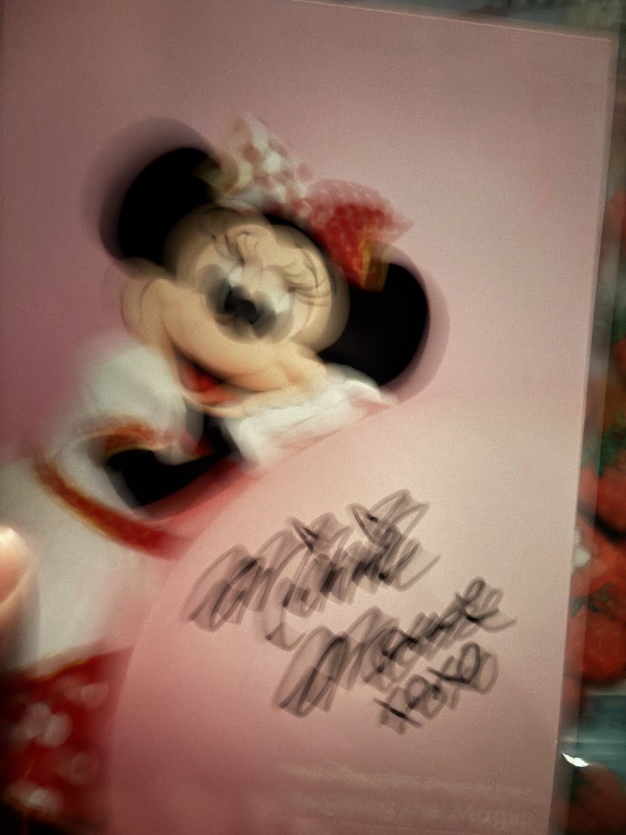 moruru_na's tweet photo. ミニーマウス様に、世界で1番尊敬していますと伝えたらこれで、私はどうしたらいい？ https://t.co/VLFo808N5h