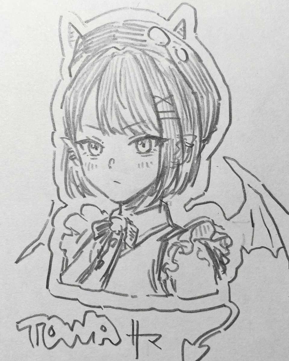 〈古の落書き〉
二枚目　トワ様