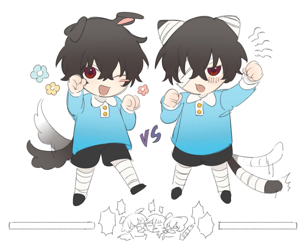 🐶&amp;🐱
#中太 #BSD #文スト