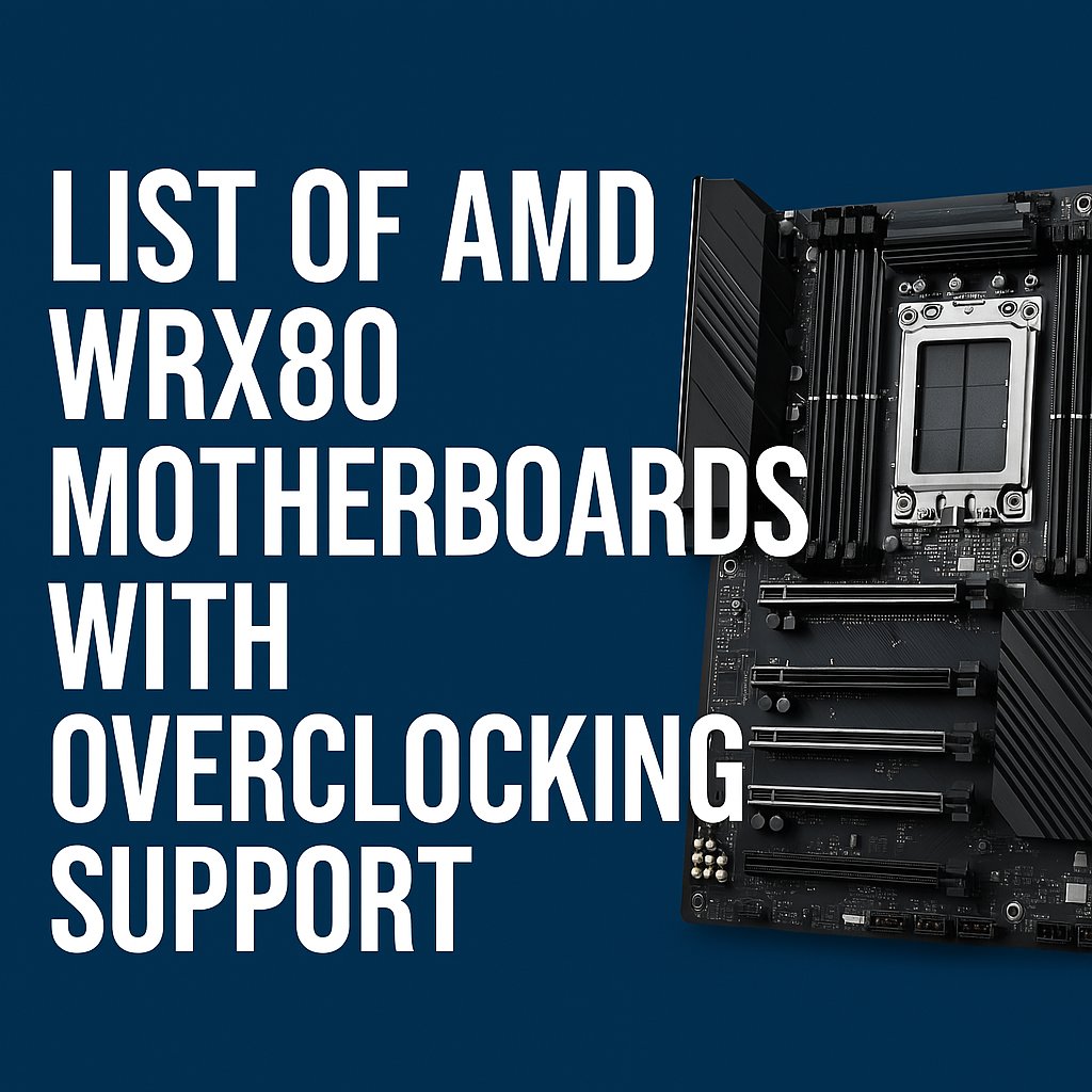FaceofIT1's tweet image. Building a Threadripper PRO rig? 🧠⚡
Check out this list of AMD WRX80 motherboards with overclocking support – perfect for creators &amp;amp; power users. #AMD #WRX80 #ThreadripperPRO #Overclocking #PCBuild #Workstation #TechTips #CustomPC #Motherboards