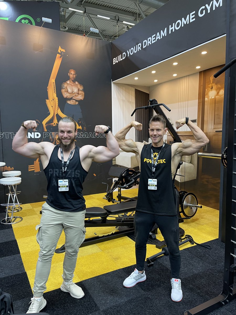RobRiches's tweet photo. I remember my first expo… the one I never made it to. I was 21, prepping for my first comp in London, proud of my grind. 20 years later, still feel the same! Big thanks to @powertecfitness + the EU team for having me at FIBO. Loved connecting with the next gen! https://t.co/jWise4hD00