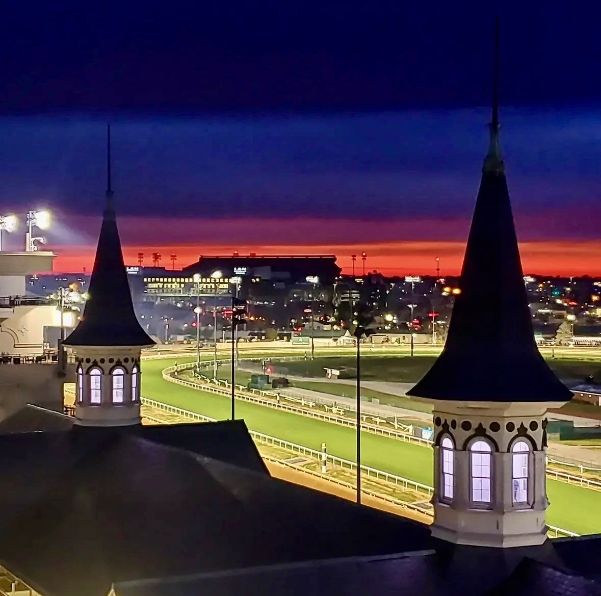 A perfect Sunday scene at <a href="/ChurchillDowns/">Churchill Downs</a> with less than three weeks remaining until Kentucky Derby 151.