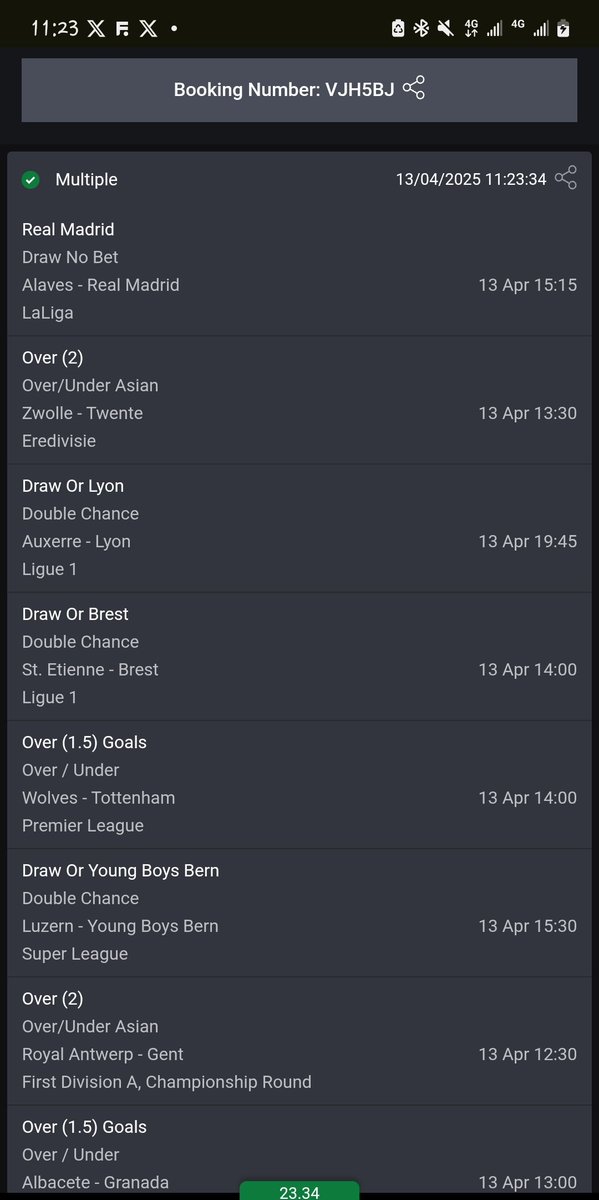 BetParkO's tweet photo. .ur Sunday's #Bet9jaCode 
- VJH5BJ
- VJM8NC
- VJN5KN
- VJNQ7V
