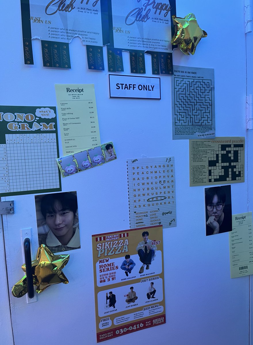 #승식이와_반짝이는_순간 #A_Piece_of_Starlight
전단지 푸는 재미가 쏠쏠했어요🥹🥹 
프레임도 매장도 너무너무 예뻐서 시간가는줄 모르고 구경했답니다 완전 짱🩷