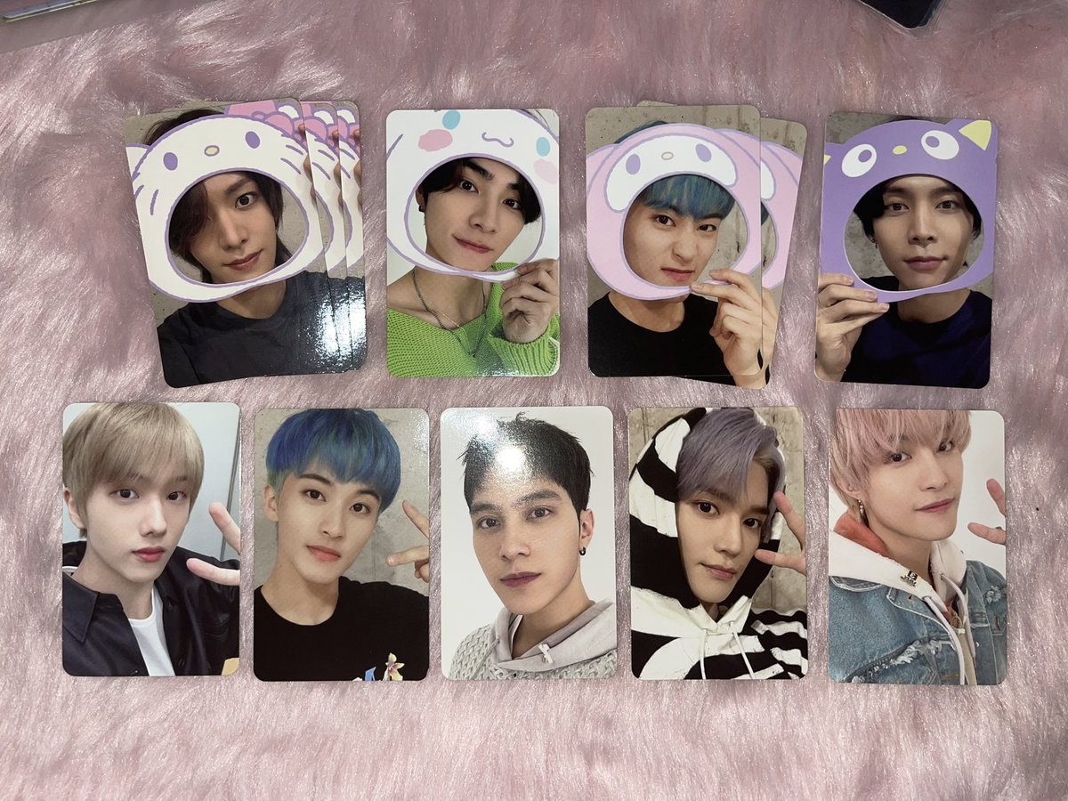 wtbkai's tweet photo. ˋ꒰ #wtbentables ꒱ˊ
☆ NCT Sanrio Characters Album PC

⇢ c/o here: https://t.co/I9yiTYsvHv

𖥻 wts lfb ph yuta xiaojun mark johnny jisung hendery taeyong yangyang md  photocard https://t.co/jtxArsbkzJ