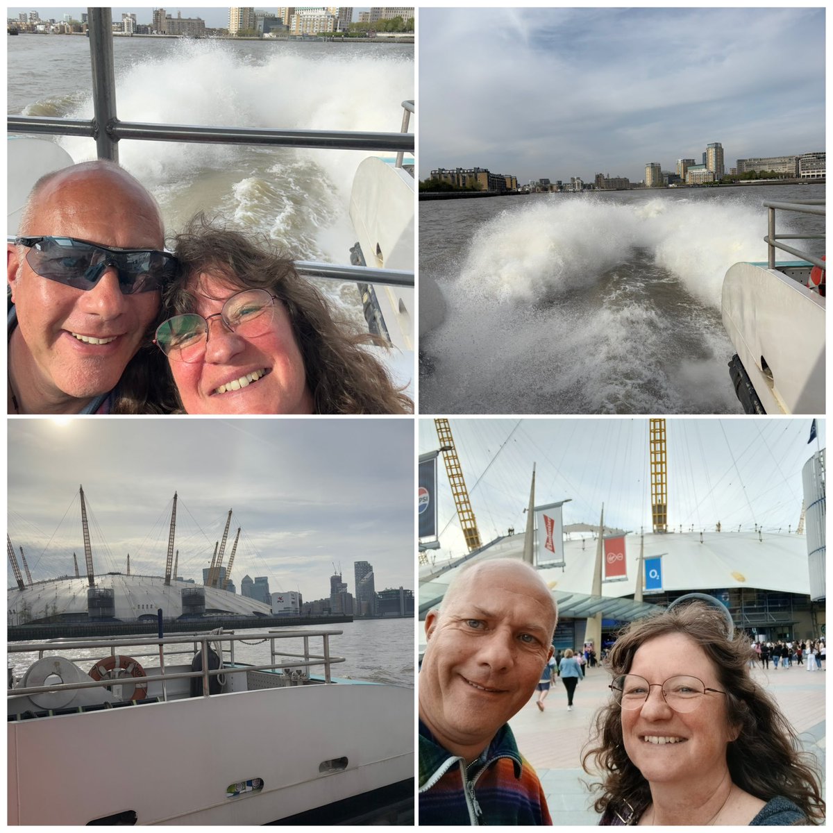 NBwakamatandoto's tweet photo. Battersea to North Greenwich was a bit quicker on the Thames Clipper than Limehouse to Teddington on our narrowboat ๐
#boatsthattweet #narrowboatlife #boatlife #riverthames #london #upovertheo2 #daysout #easteregghunt https://t.co/M2fKpvbNPs