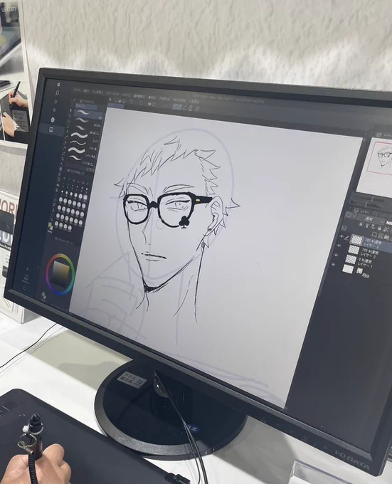 大📷でわこむの試し書きしてきた、♣️くん 