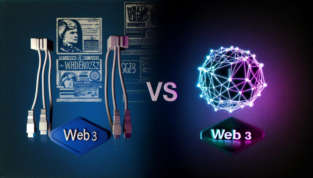 52WeeksBlog's tweet image. Curious about the future of the internet? 🌐 Dive into the battle of Web3 vs Web2! Discover how decentralization changes the game for users, creators, and businesses. Are you ready to navigate this digital evolution? 🚀 #Web3 #Blockchain [link.niad.tech/DQKQog]