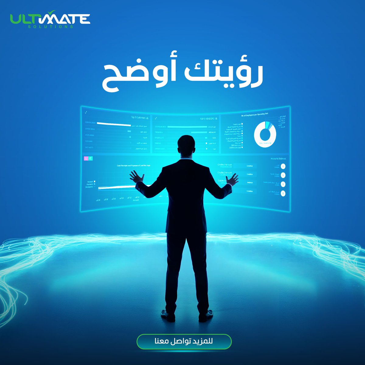 ultimateERPegy's tweet photo. رؤيتك اوضح ... 
مش لازم تضيع وقتك في التنقل بين التقارير والبرامج المختلفة. مع الداشبورد من اونكس .. 
  كل البيانات اللي تحتاجها قدامك في مكان واحد – مبيعاتك، مخزونك، مصروفاتك، وكل حاجة بتتحدث في لحظتها .. 
و بكدا هتتأكد ان قراراتك لما تعتمد على أرقام دقيقة  بتكون دايمًا أفضل. https://t.co/IHRGkzfAfk