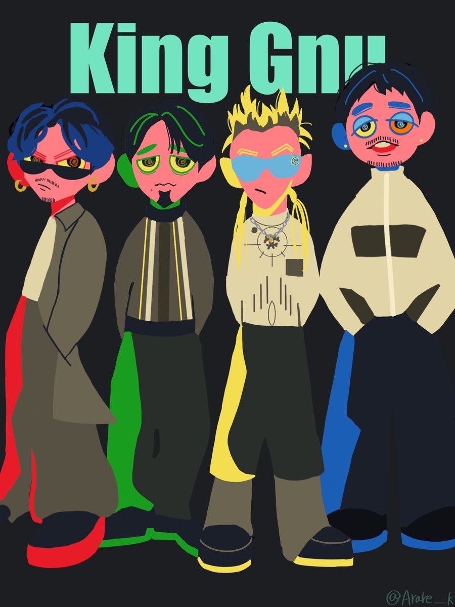 Arare___K's tweet image. ツアーお疲れ様でした〜！👏🏻
#KingGnu
#KINGGNULIVEHOUSETOUR2025