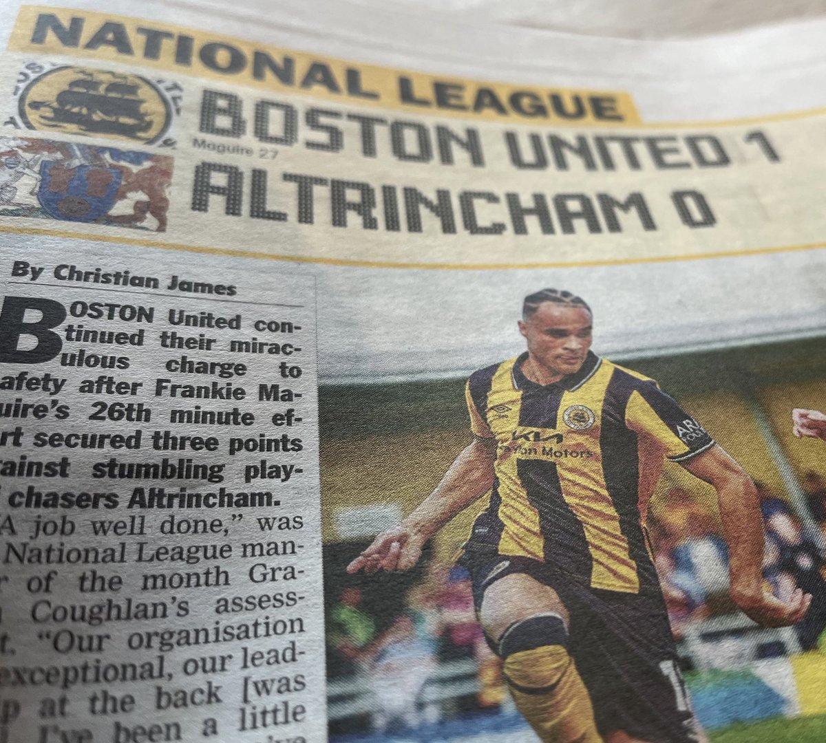 Christian James tweet media