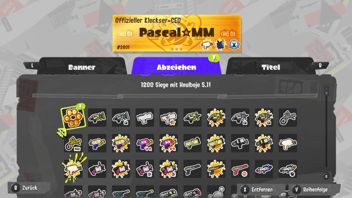 Gold Killerwails!

#Splatoon3 #NintendoSwitch