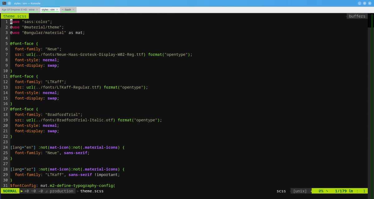 BooDy's tweet image. *الديفيلوبرز بيتخانقوا نبطل نستخدم vsCode علشان ميكروسوفت ولا نفضل نستخدمه علشان أوبن سورس*
أنا من 2002 مش عارف اخرج من vim: