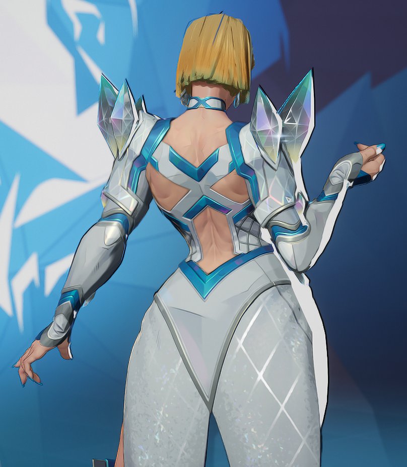 「Emma Frost back 」|Chwistopher | 6.3 & DLVのイラスト