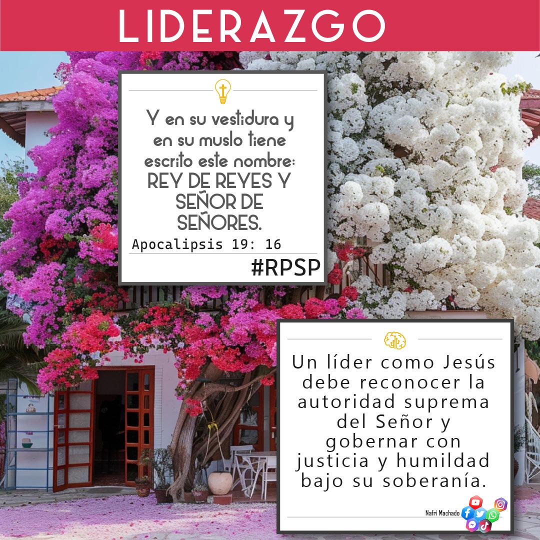 📖Apocalipsis 19: 16 Y en su vestidura y en su muslo tiene escrito este nombre: REY DE REYES Y SEÑOR DE SEÑORES.✝
🤔Un líder como Jesús debe reconocer la autoridad suprema del Señor y gobernar con justicia y humildad bajo su soberanía.🧠
#liderazgo #RPSP #vnma
