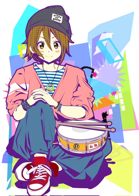 #K_ON #けいおん #田井中律前髪おろした部長さん 