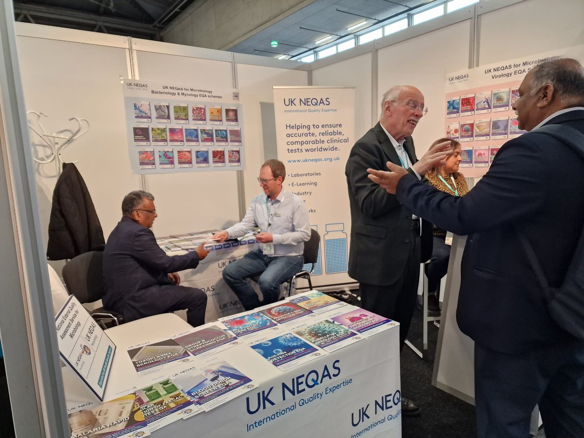 UK NEQAS Microbiology (@ukneqasmicro) on Twitter photo Day 2 at #ESCMIDGlobal2025 and the <a href="/UKNEQASMicro/">UK NEQAS Microbiology</a> stand is in full swing. Please come see us at booth H53 in Hall C. We would love to chat and answer any #EQA questions you may have. 😊 Day 2 at #ESCMIDGlobal2025 and the <a href="/UKNEQASMicro/">UK NEQAS Microbiology</a> stand is in full swing. Please come see us at booth H53 in Hall C. We would love to chat and answer any #EQA questions you may have. 😊