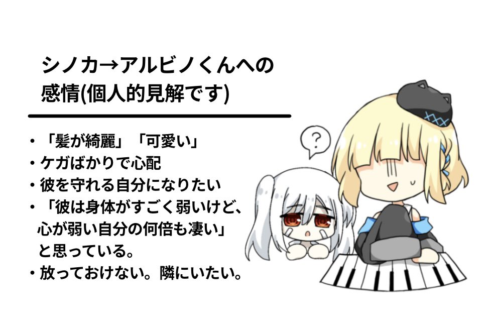 キャラ設定の補足です
よその子もお借りしたのでまとめてあります!事前関係結ばせて頂いた方々なのですが、勝手にお借りしてすみませんでした🙇‍♀️💦 