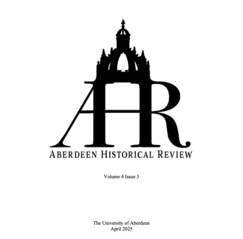 ABDNHistory's tweet photo. The latest issue of the Aberdeen Historical Review is out! We've got entries from eight authors, with topics ranging from Late Antiquity to the 20th century - so there's something for everyone! 

Check out the new issue on the AHR website: https://t.co/Vm8fjDtWzY

😁 https://t.co/NLah1aQIWa