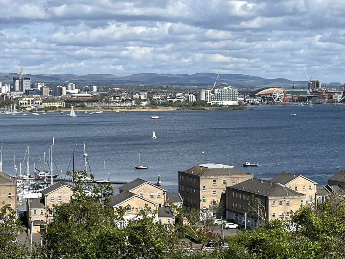 Cardiff Bay in glorious sunshine - <a href="/Sue_Charles/">Sue Charles</a> <a href="/DerekTheWeather/">Derek Brockway - weatherman</a>  #weatherwatchers