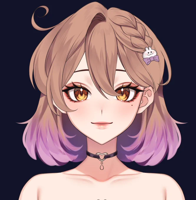 i changed some stuff of my vtuber model that i didnt touch for aGES 