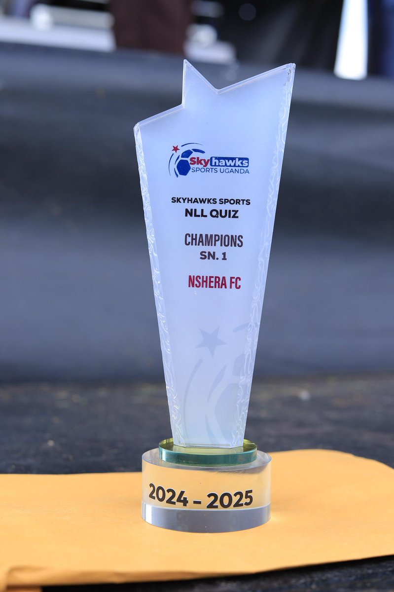 nshera_fc's tweet photo. After coming on top of the chat from throughout the season, we were crowned as the Inaugural @SkyhawksUg NLL Quiz Winners yesterday at the #NLLXV Finale in Fort Portal.

We thank the team at @SkyhawksUg for adding another challenge to the League & their consistent delivery.

#Road2FortPortal