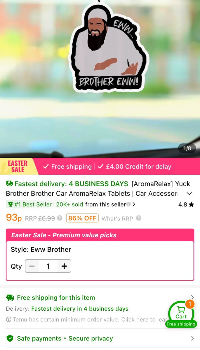 How are they selling “Brother errr” merchandise for a car air freshener??? 🤣🤣😭😭 I’m done