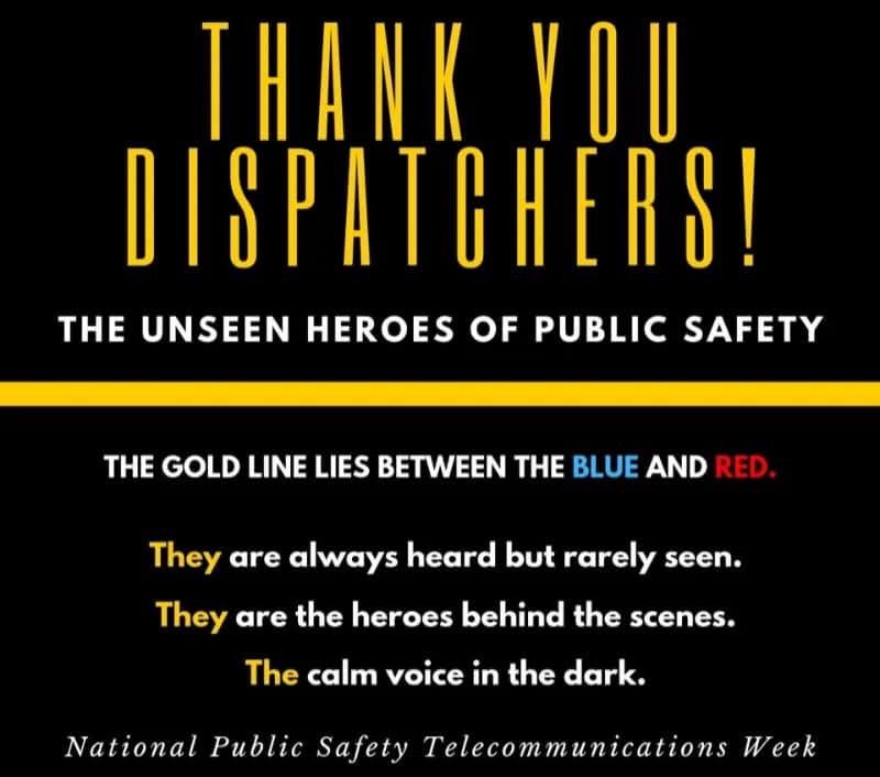 This is the beginning of
National Public Safety
Telecommunications Week.  They're the glue holding the entire system together. A special thank you to Renfrew CACC for everything they do to keep the public &amp; first responders safe.  <a href="/RenCtyParamedic/">County of Renfrew Paramedic Service</a> <a href="/RenfrewCntyScan/">Renfrew County Scanner</a>