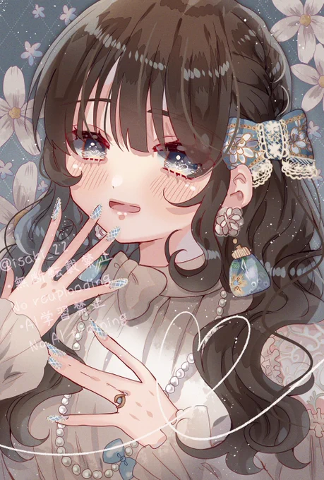 水色のリボン
