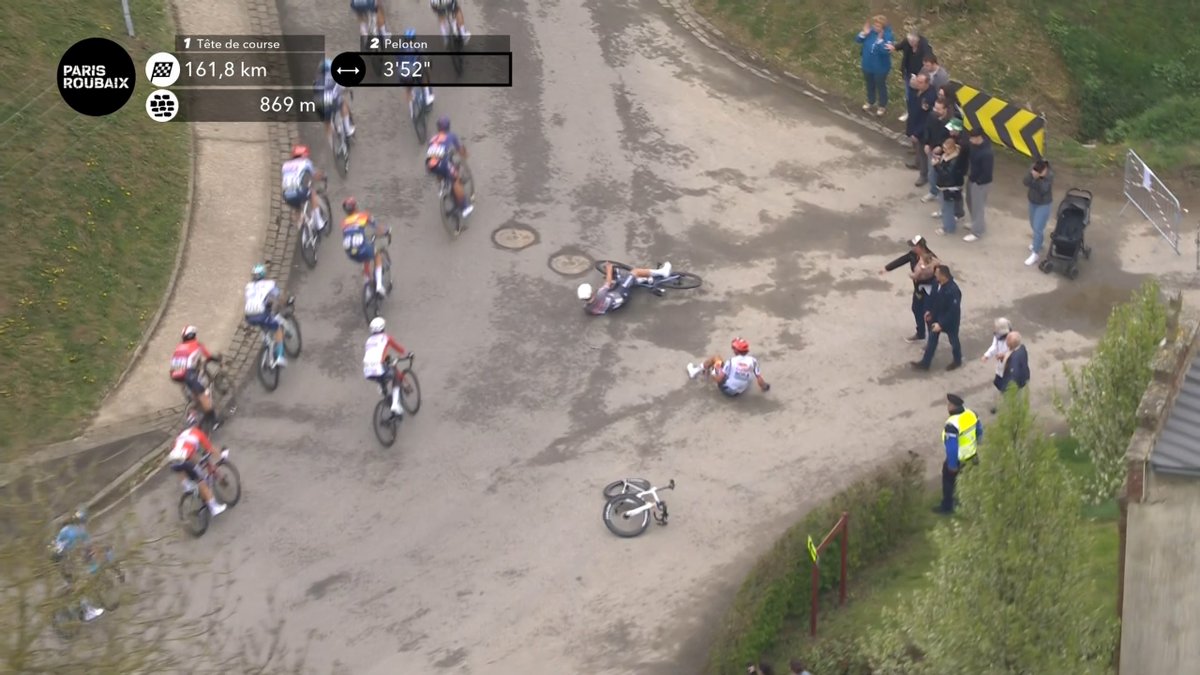 Stroppa_Del's tweet photo. The speed is insane. Phillipsen too. #ParisRoubaix https://t.co/EzHYVXzRfs
