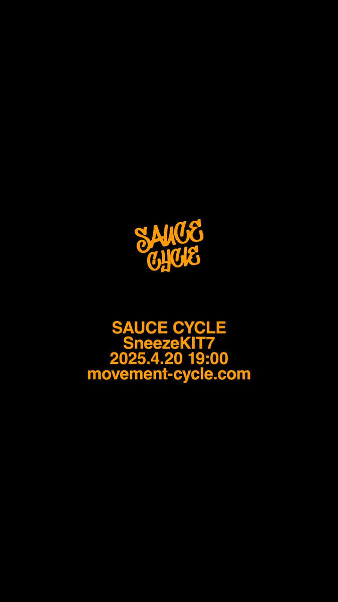 SAUCE CYCLE tweet media